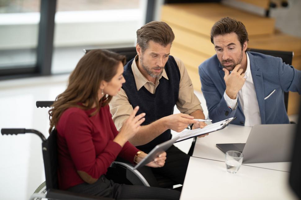 Experts reviewing property documents